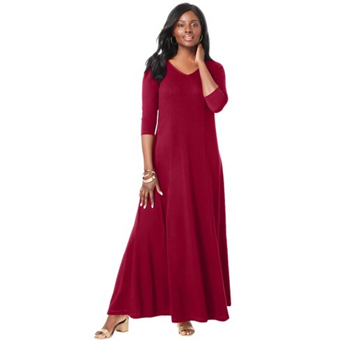 Burgundy shops dress size 12