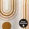 71x74 Orange Boho Shower Curtain - 100% Polyester - Water-Resistant Bath Curtain - 3 of 4