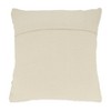 20"x20" Oversize Woven Wonder Dashed Poly Filled Square Throw Pillow Gray - Saro Lifestyle: Cotton Fabric, Indoor Decorative Cushion - image 2 of 3