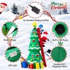 HOMDOX 4.83 × 4 × 8 FT Inflatable Christmas Tree w/Santa Claus Penguin Snowman Gifts In/Outdoor Blow Up Xmas Decoration Built-in bright LED Light - 3 of 4