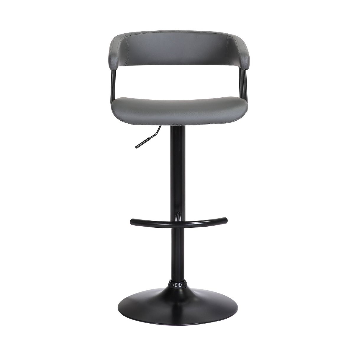 Calista Upholstered Adjustable Barstool - thumbnail 3