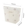 Unique Bargains Portable Embroidery Rose Makeup Bag 1 Pc - 2 of 4