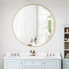 VYNXARIA Decorative Wall Mirrors - 42 Inch Gold Circular Mirror for Bathroom, Living Room, Bedroom Decor - 2 of 4