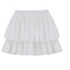 Girls' Summer 2-Piece Outfit Short Sleeve Button-Down Shirt with Layered Ruffle Skirt Set - 3 of 4