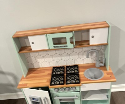 Mid century modern store play kitchen