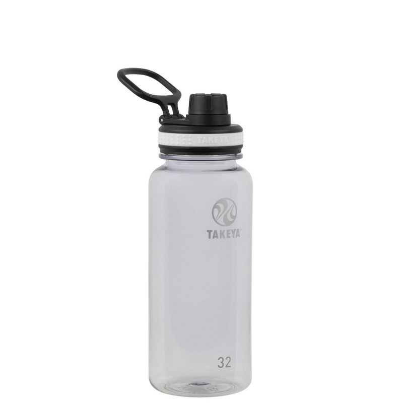 Takeya 32oz Tritan Water Bottle with Spout Lid - Clear, 1 of 9