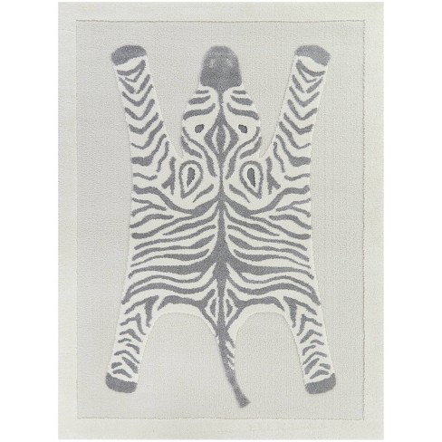 Zebby Animal Print Kids' Area Rug Cream - Balta Rugs - image 1 of 4