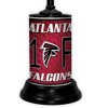 NFL 18-inch Desk/Table Lamp with Shade, #1 Fan with Team Logo, Atlanta Falcons - 2 of 3