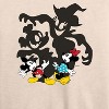Women's - Disney - Ghost Shadows Lightweight French Terry Wide Neck Long Sleeve Shirt - 2 of 4