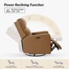 Mario Genuine Leather Transitional Power Recliner with USB Ports Set of 2 | ARTFUL LIVING DESIGN-CAMEL - 4 of 4
