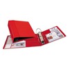 Avery Heavy-Duty Non-View Binder with DuraHinge and Locking One Touch EZD Rings, 3 Rings, 4" Capacity, 11 x 8.5, Red - 3 of 4