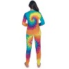 #followme Tie Dye 2 Piece Jogger Thermal Pajama Set for Women 6862-10575-XXL - 3 of 3