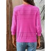 Womens Cardigan Casual Long Sleeve Lightweight V Neck Tops Button Down Soft Knit Sweater - 2 of 4