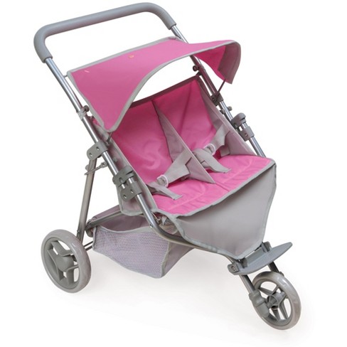 Badger Basket 3-in-1 Doll Carrier/stroller - Pink & White Polka Dots :  Target