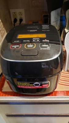 Zojirushi 5.5 Cup Pressure Induction Heating Rice Cooker And