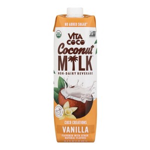 Vita Coco Vanilla Coconut Milk Non-Dairy Beverage - Case of 6/33.8 oz - 1 of 4