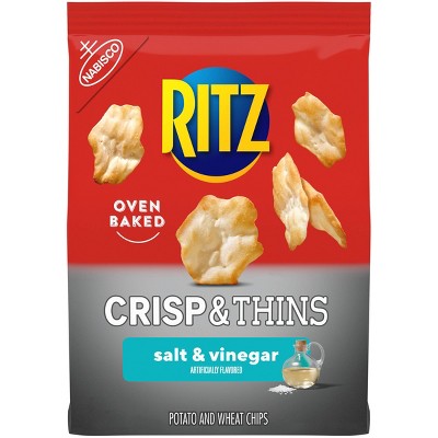 Ritz Crisp & Thins Salt & Vinegar Chips - 7.1oz