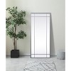 Elegant Lighting French Panel Full Length Mirror 30x70 Inch In Silver - 2 of 4