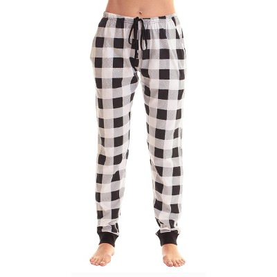 Just Love Womens Buffalo Plaid Knit Jersey Pajama Pants - Buffalo Check ...