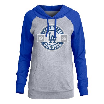 New Era Girl's Los Angeles Dodgers Gray Long Sleeve T-Shirt