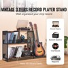VEVOR 3-Tier Record Player Stand with Guitar Holder, Turntable Stand with Storage Holds Up to 300 Albums, Vinyl Record Cabinet with Metal Mesh Frame - 3 of 4
