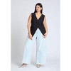 ELOQUII Split Hem Suiting Vest - 4 of 4