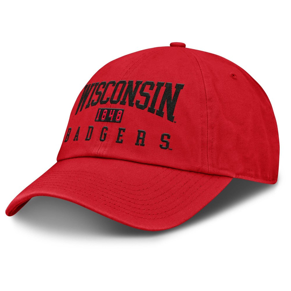 NCAA Wisconsin Badgers Relaxed Fit Adjustable Hat