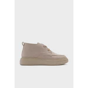Valve - Beige Suede Boot (Women) | Prologue Shoes - 1 of 4