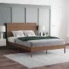 Emma and Oliver Classic Wooden Platform Bed with Headboard - 2 of 4