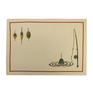 Beachcombers Set of 2 Fishing Place Mat - 1 of 1