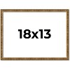 PosterPalooza | Textured Gold Picture Frame - UV Acrylic, Backing Board, Hanging Hardware Included - 3 of 4