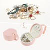Unique Bargains Travel Small Portable PU Leather Jewelry Organizer Case - 2 of 4