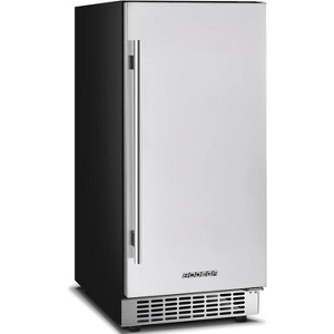 15-inch fridge,100 Cans,304 Stainless Steel Door,LED light,Adjustable shelves,Quiet Compressor,Smart digital control cooler,Automatic defrosting - 1 of 4