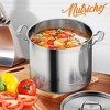 NutriChef 16-Quart Stainless Steel Stockpot - 18/8 Food Grade Heavy Duty Large Stock Pot for Stew, Simmering, Soup - 3 of 3