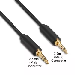 NXT Technologies 4 Ft. Mini-phone Stereo 3.5mm Cable Bk NX54358