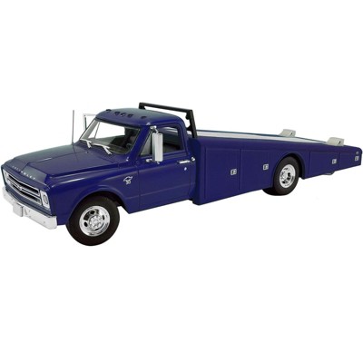 1967 Chevrolet C30 Ramp Truck Blue Limited Edition to 312 pieces Worldwide 1/18 Diecast Model Car by ACME