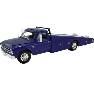 1967 Chevrolet C30 Ramp Truck Blue Limited Edition to 312 pieces Worldwide 1/18 Diecast Model Car by ACME - 1 of 4