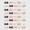 Willow & Ruby 40-Pack Autumn Star Themed Baby Hair Bow Set -  Assorted Baby Bows for 0-12 Months, Colorful Clips for Infants, Girl, 40pcs - 3 of 4