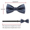 Allegra K Men's Pre-Tied Adjustable Polka Dots Tuxedo Work Party Prom Bow Ties - 4 of 4