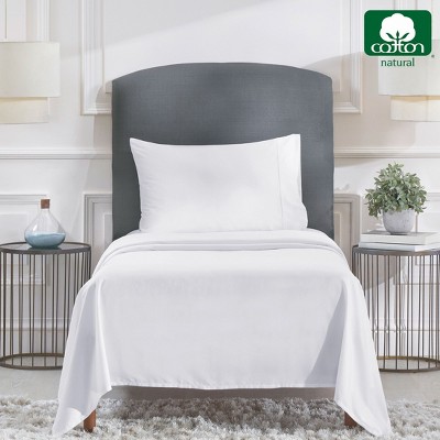 California King Bright White Satin Microfiber Sheet Set