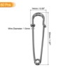 Unique Bargains Metal DIY Blankets Crafts Brooch Making Home Sewing Large Safety Pins 60 Pcs - 2 of 4