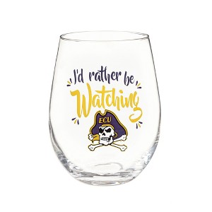 ECU, 17OZ Boxed Stemless Glass - 1 of 2