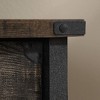 Steel River TV Stand for TVs up to 55" Brown - Sauder: Industrial Style, Open Shelving, Metal Frame - 4 of 4