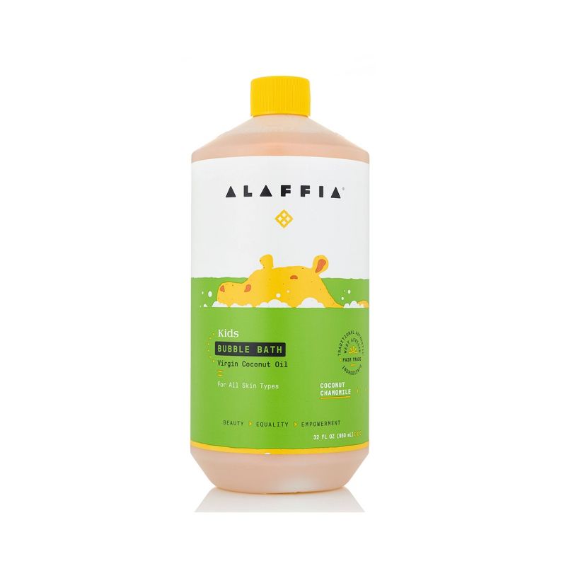 Alaffia Baby &#38; Kids Coconut Chamomile Natural Bubble Bath - 32 fl oz, 1 of 7