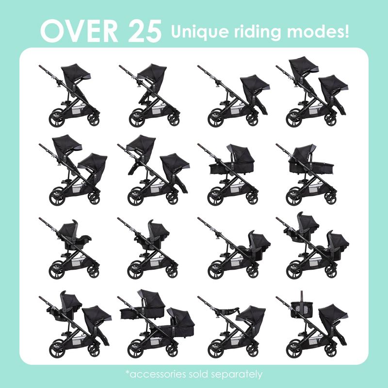 Baby Trend Morph Single to Double Modular Stroller Travel System , 6 of 30