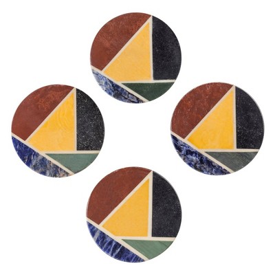 Bennett Marble Coasters, Set of 4