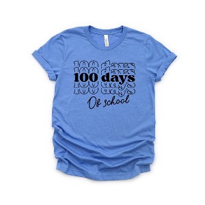 The Juniper Shop 100 Days Of School Stacked Toddler Short Sleeve Tee - 1 of 2