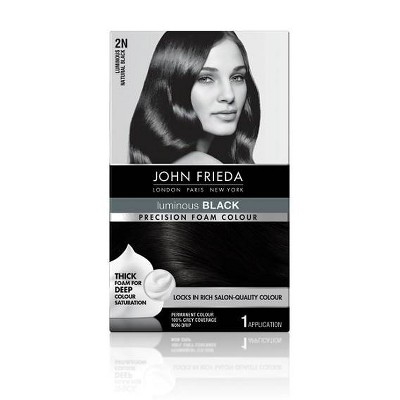 John Frieda Precision Foam Colour - 1 kit, 2N Luminous Natural Black