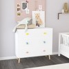 ORRD Kids 3-Drawer Dresser, White Storage Cabinet for Nursery & Bedroom - 3 of 4