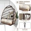 NicBex Indoor Outdoor Hammock Egg Chair without Stand,Hanging Chair with Foldable Frame for Patio Bedroom Porch Garden - 4 of 4